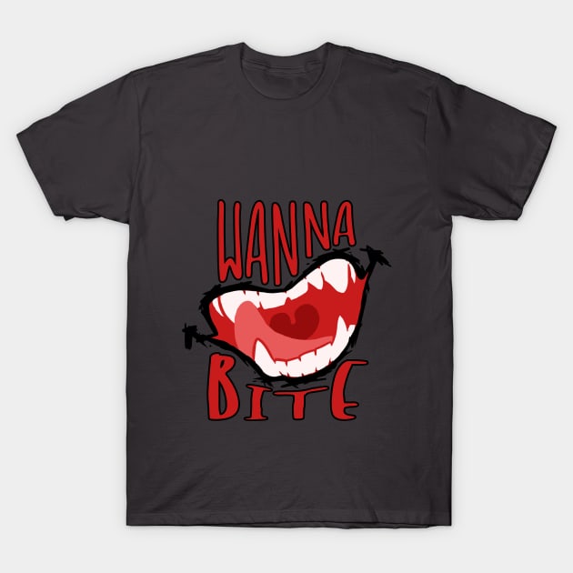 Wanna bite T-Shirt by jagama42